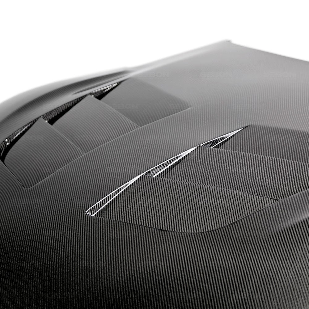Seibon Carbon 2020-2022 Toyota Supra GR TSII-Style Double-Sided Carbon Fiber Hood