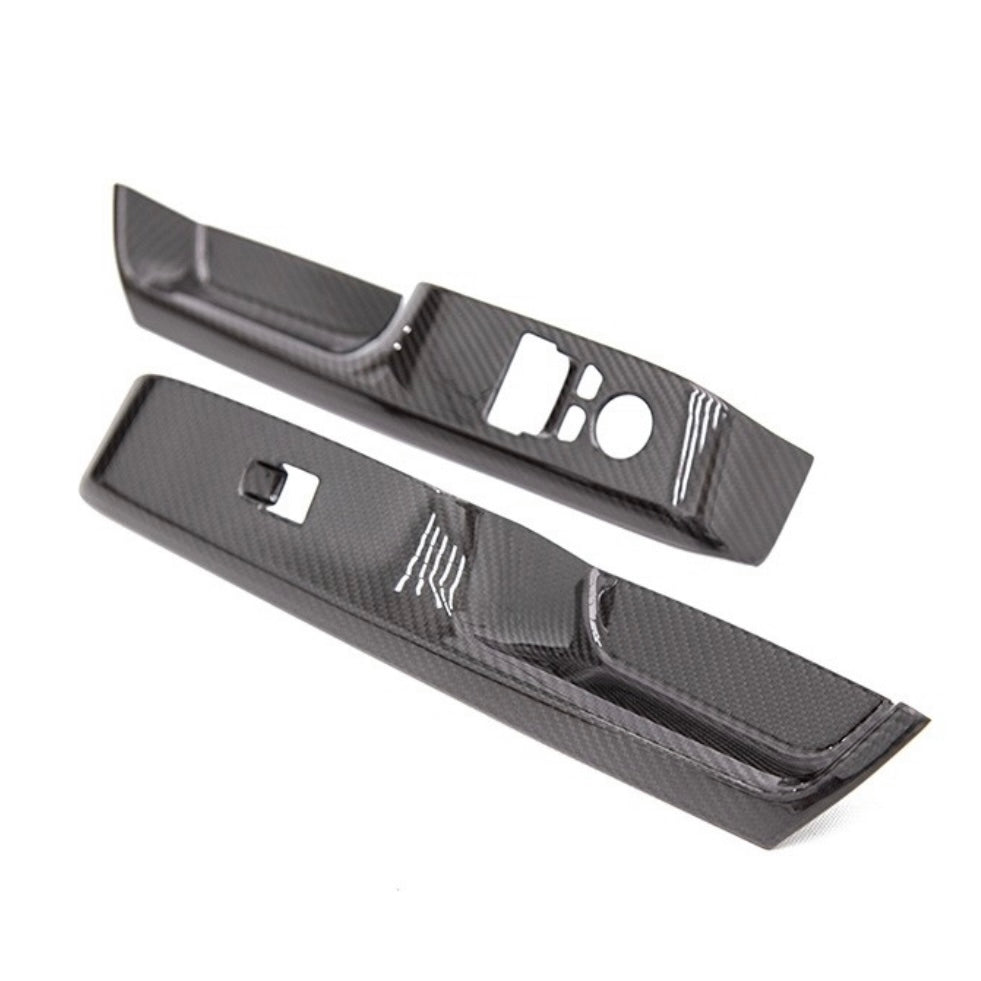 OLM 2020-2022 Toyota Supra LE Carbon Fiber Door Switch Panel Covers