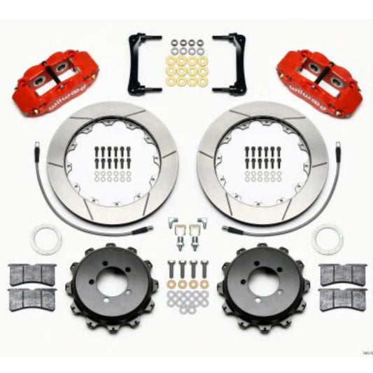 Wilwood 4R Slotted Big Brake Kit Rear Red 2013-2022 BRZ / 2013-2016 FRS / 2017-2021 86 / 2022 GR86