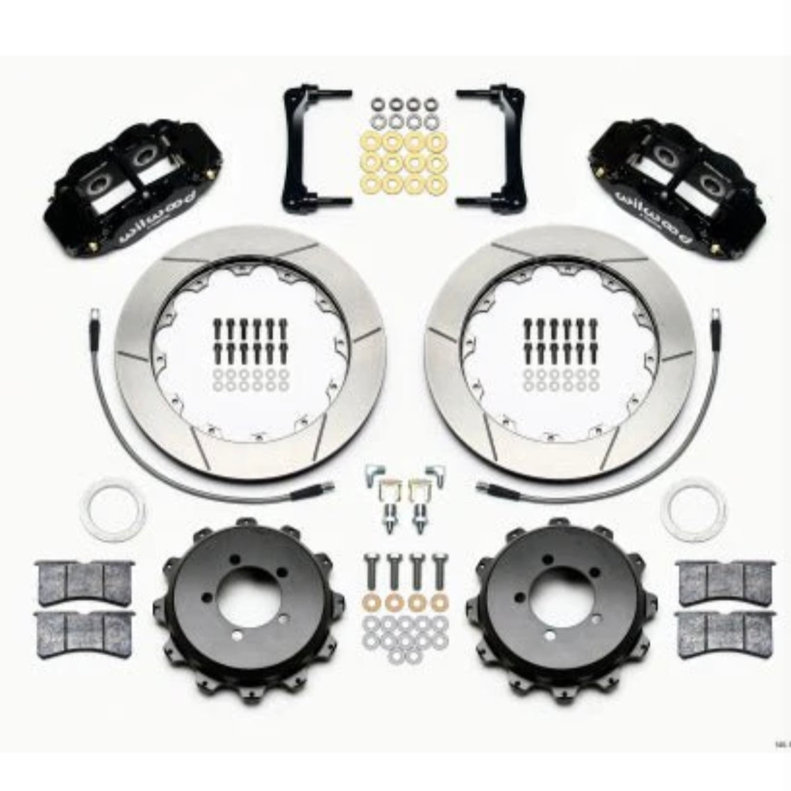 Wilwood 4R Slotted Big Brake Kit Rear Black 2013-2022 BRZ / 2013-2016 FRS / 2017-2021 86 / 2022 GR86