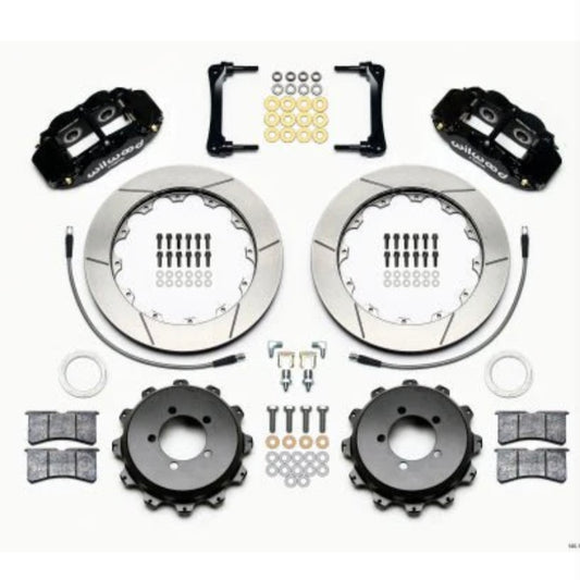 Wilwood 4R Slotted Big Brake Kit Rear Black 2013-2022 BRZ / 2013-2016 FRS / 2017-2021 86 / 2022 GR86