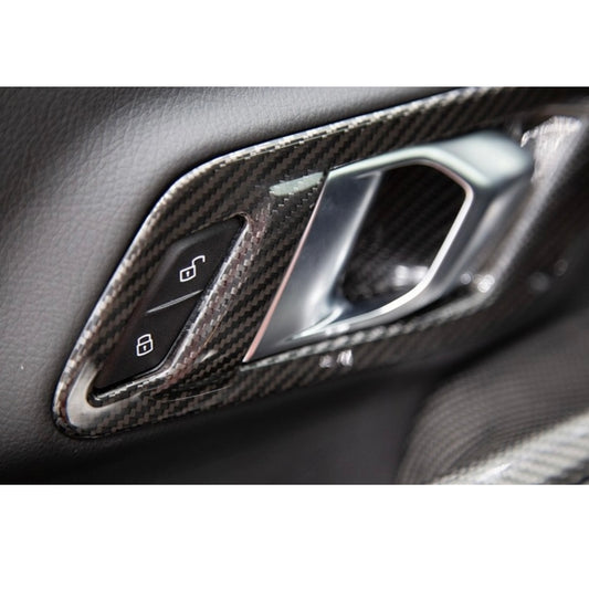 OLM 2020-2022 Toyota Supra Carbon Fiber Door Lock Panel Covers