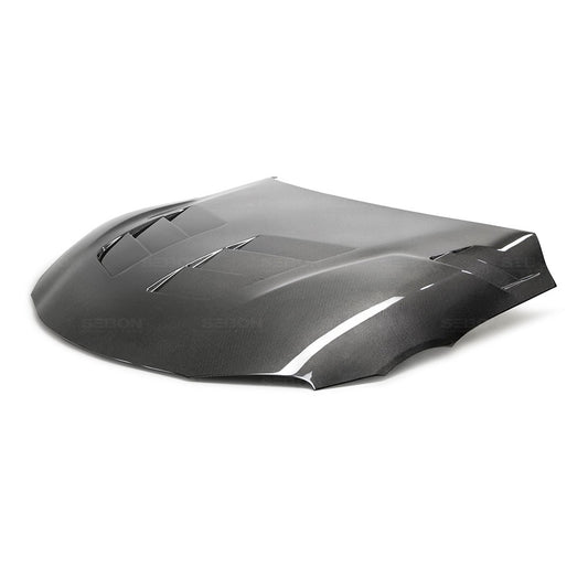 Seibon Carbon 2020-2022 Toyota Supra GR TSII-Style Double-Sided Carbon Fiber Hood